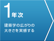 1年次 建築学の広がりの大きさを実感する