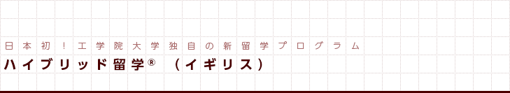 日本初！工学院大学独自の新留学プログラム、ハイブリッド留学